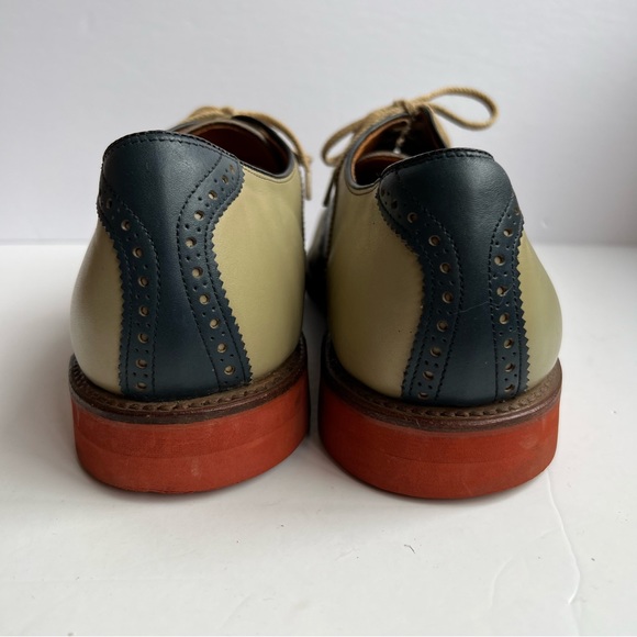Vintage Walk-Over Genuine American Leather Oxford Saddle Shoes Size 13 D… - Picture 3 of 13